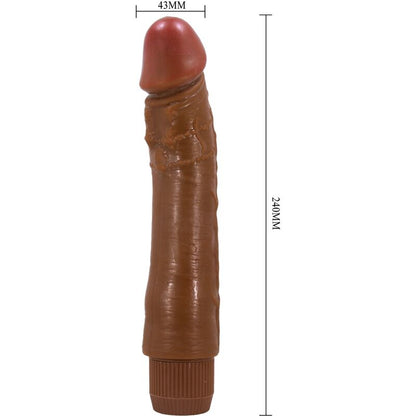 BAILE - DYBBUK REALISTIC VIBRATOR 24 CM MULATTO - Kink&Play