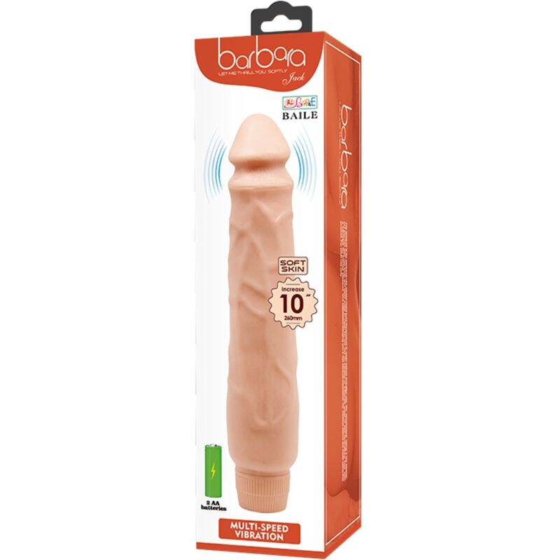 BAILE - JACK REALISTIC VIBRATOR 26 CM FLESH - Kink&Play