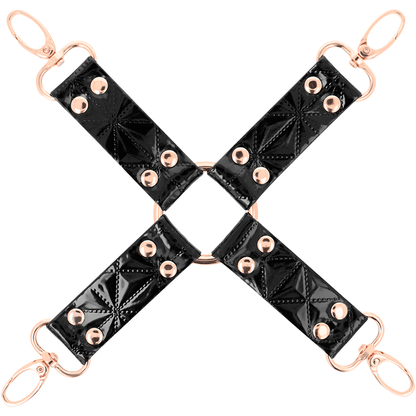 BEGME - BLACK EDITION VEGAN LEATHER HOG TIE - Kink&Play