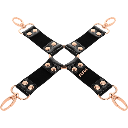 BEGME - BLACK EDITION VEGAN LEATHER HOG TIE - Kink&Play