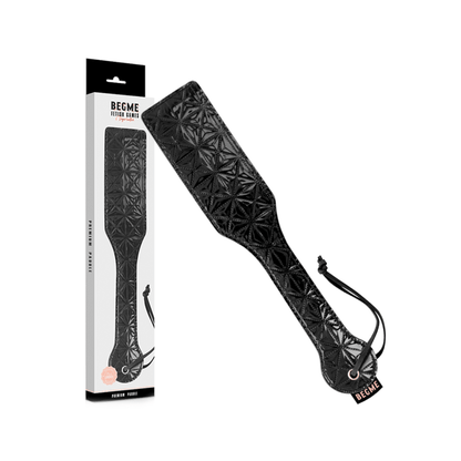 BEGME - BLACK EDITION VEGAN LEATHER PADDLE - Kink&Play