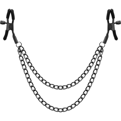 BEGME - RED EDITION NIPPLE CLIPS WITH CHAIN - Kink&Play