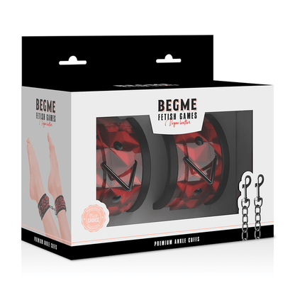 BEGME - RED EDITION PREMIUM ANKLE CUFFS WITH NEOPRENE LINING - Kink&Play