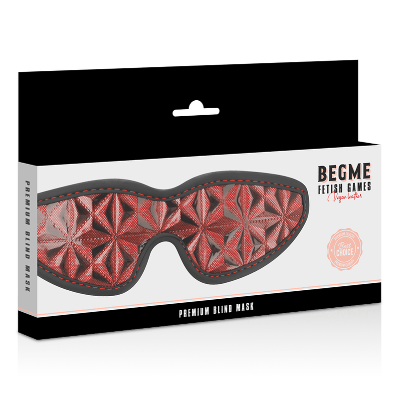 BEGME - RED EDITION PREMIUM BLIND MASK WITH NEOPRENE LINING - Kink&Play
