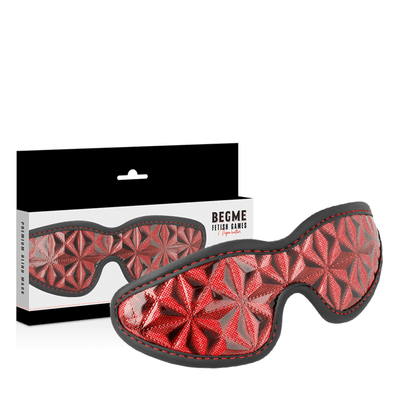 BEGME - RED EDITION PREMIUM BLIND MASK WITH NEOPRENE LINING - Kink&Play