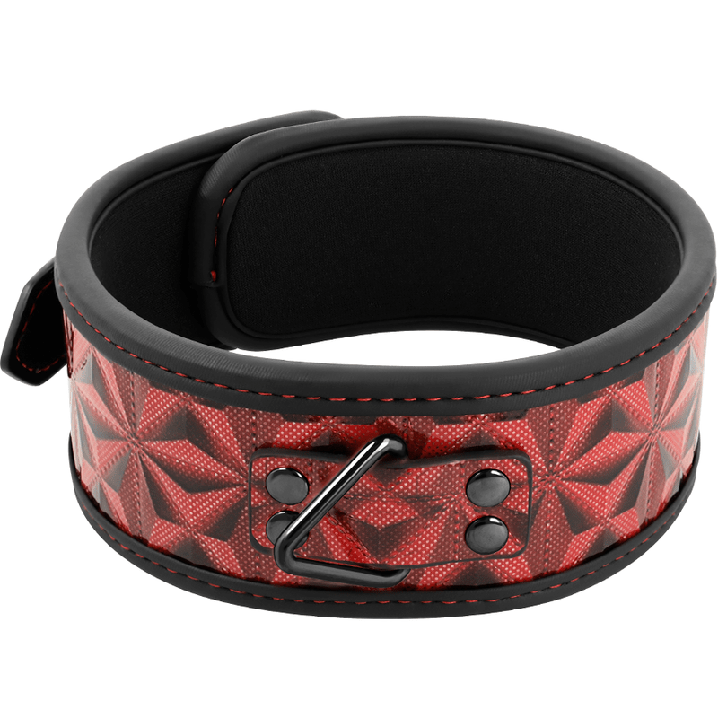BEGME - RED EDITION PREMIUM VEGAN LEATHER COLLAR WITH NEOPRENE LINING - Kink&Play