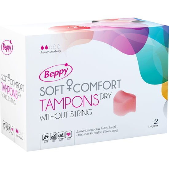 BEPPY - SOFT - COMFORT TAMPONS DRY 2 UNITS - Kink&Play