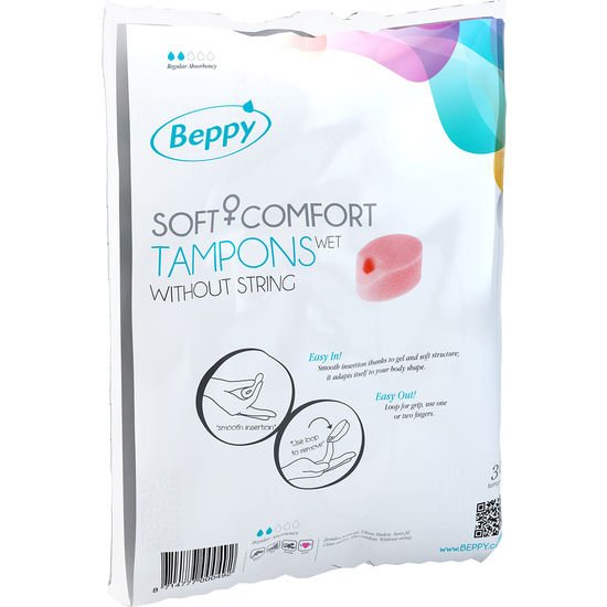 BEPPY - SOFT COMFORT TAMPONS WET 30 UNITS - Kink&Play