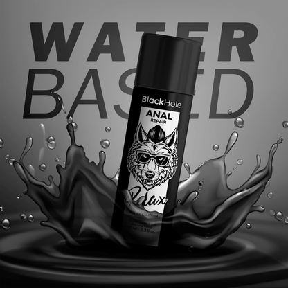 BLACK HOLE - ANAL REPAIR WATER BASED RELAX WITH HYALURON 100 ML - Kink&Play