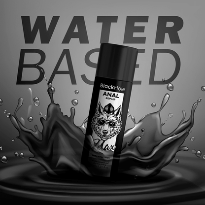 BLACK HOLE - ANAL REPAIR WATER BASED RELAX WITH HYALURON 30 ML - Kink&Play