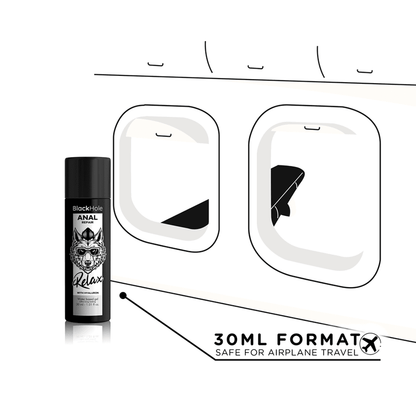 BLACK HOLE - ANAL REPAIR WATER BASED RELAX WITH HYALURON 30 ML - Kink&Play