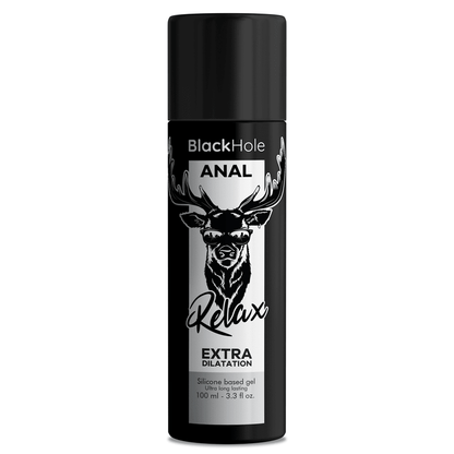BLACK HOLE - GEL SILICONE BASE ANAL DILATION 100 ML - Kink&Play