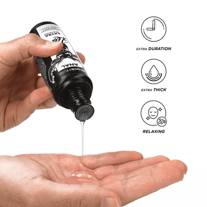 BLACK HOLE - GEL SILICONE BASE ANAL DILATION 100 ML - Kink&Play