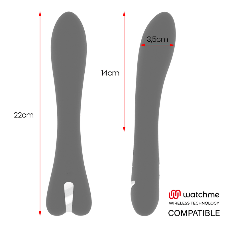BRILLY GLAM - RYAN VIBRATOR WATCHME WIRELESS TECHNOLOGY COMPATIBLE - Kink&Play