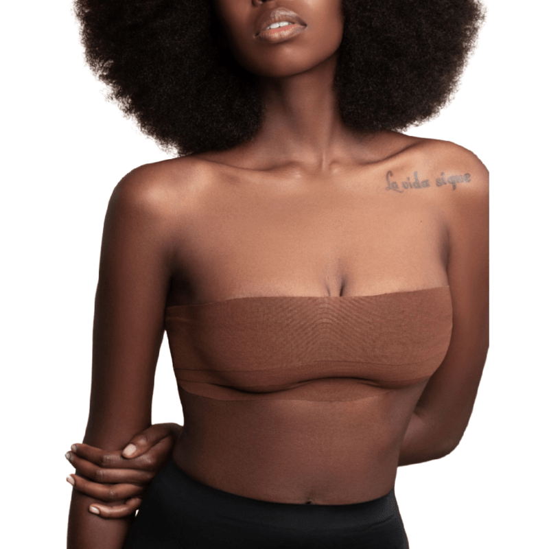 BYE - BRA - BODY TAPE 5 M X 6.5 CM + 3 PAIRS OF NIPPLE COVERS BROWN - Kink&Play