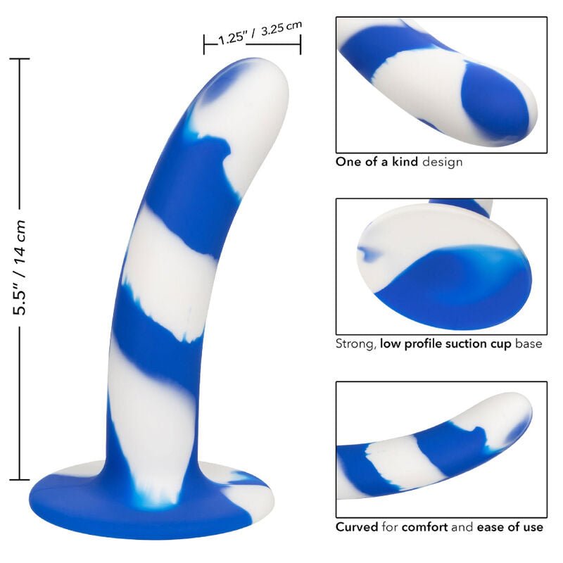 CALEXOTICS - ADMIRAL SWIRL DILDO FLEXIBLE - Kink&Play