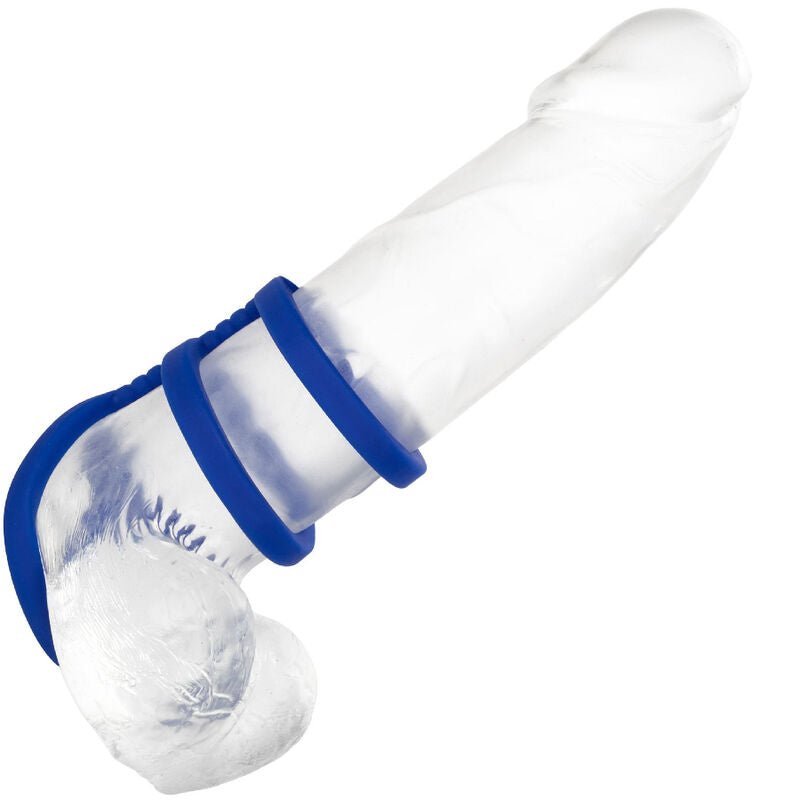 CALEXOTICS - ADMIRAL TRIPLE COCK CAGE BLUE - Kink&Play