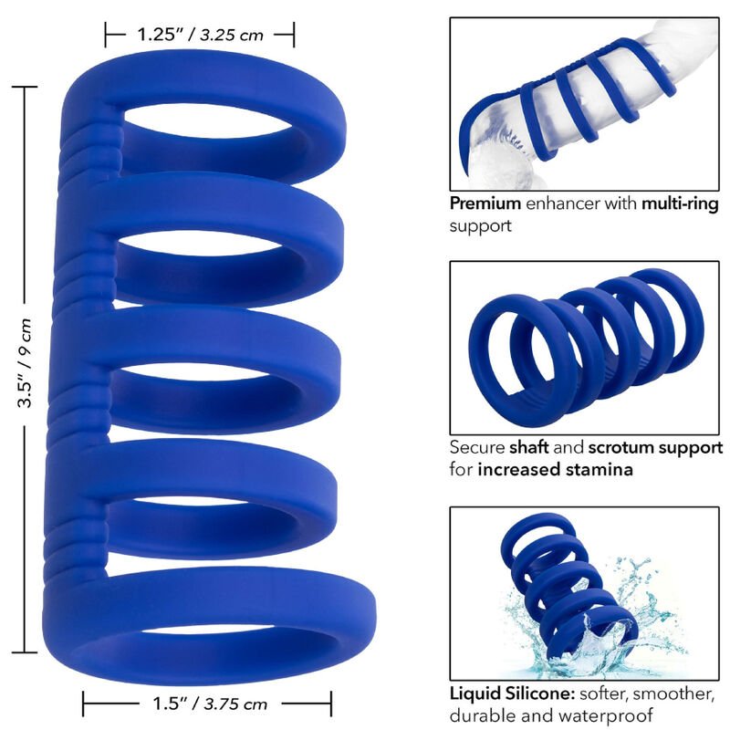 CALEXOTICS - ADMIRAL XTREME CAGE BLUE - Kink&Play