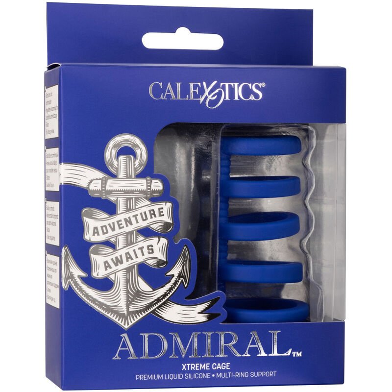 CALEXOTICS - ADMIRAL XTREME CAGE BLUE - Kink&Play