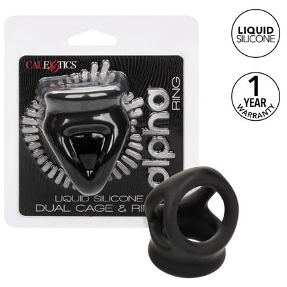 CALEXOTICS - ALPHA DUAL CAGE RING BLACK - Kink&Play