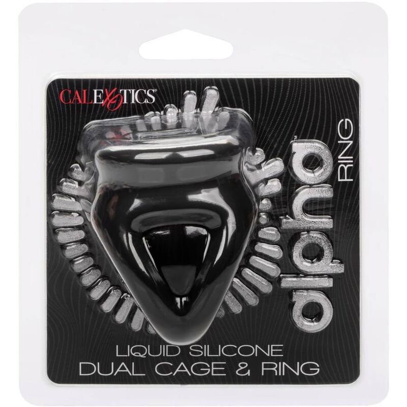 CALEXOTICS - ALPHA DUAL CAGE RING BLACK - Kink&Play
