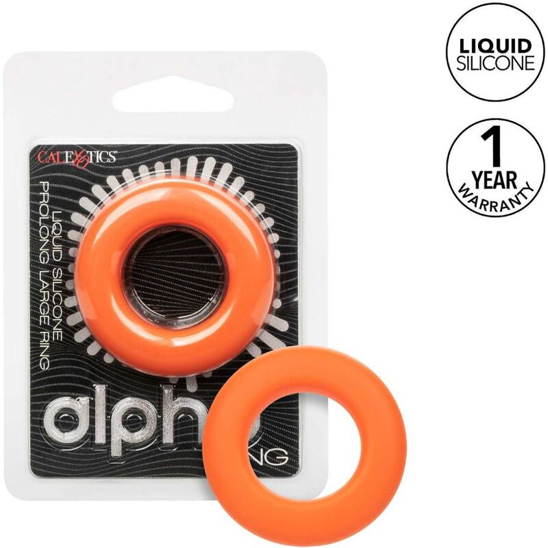 CALEXOTICS - ALPHA PROLONG LARGE RING ORANGE - Kink&Play
