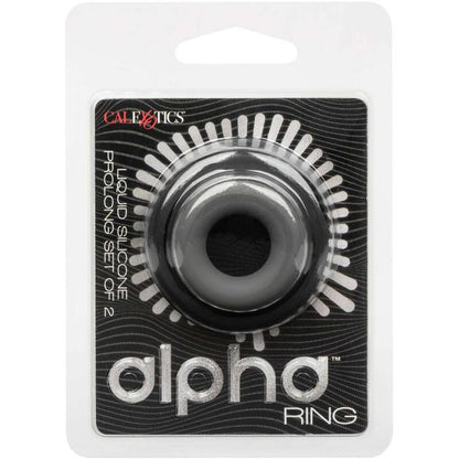 CALEXOTICS - ALPHA PROLONG SET OF 2 RING GREY - Kink&Play