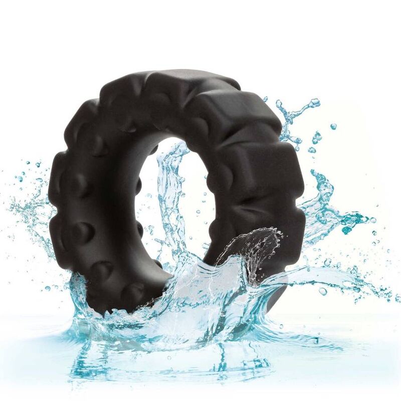 CALEXOTICS - ALPHA PROLONG TREAD RING BLACK - Kink&Play