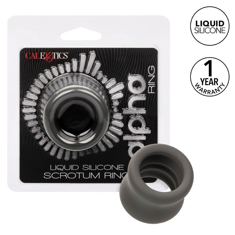 CALEXOTICS - ALPHA SCROTUM STRETCHING RING BLACK - Kink&Play
