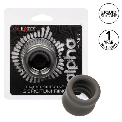 CALEXOTICS - ALPHA SCROTUM STRETCHING RING BLACK - Kink&Play