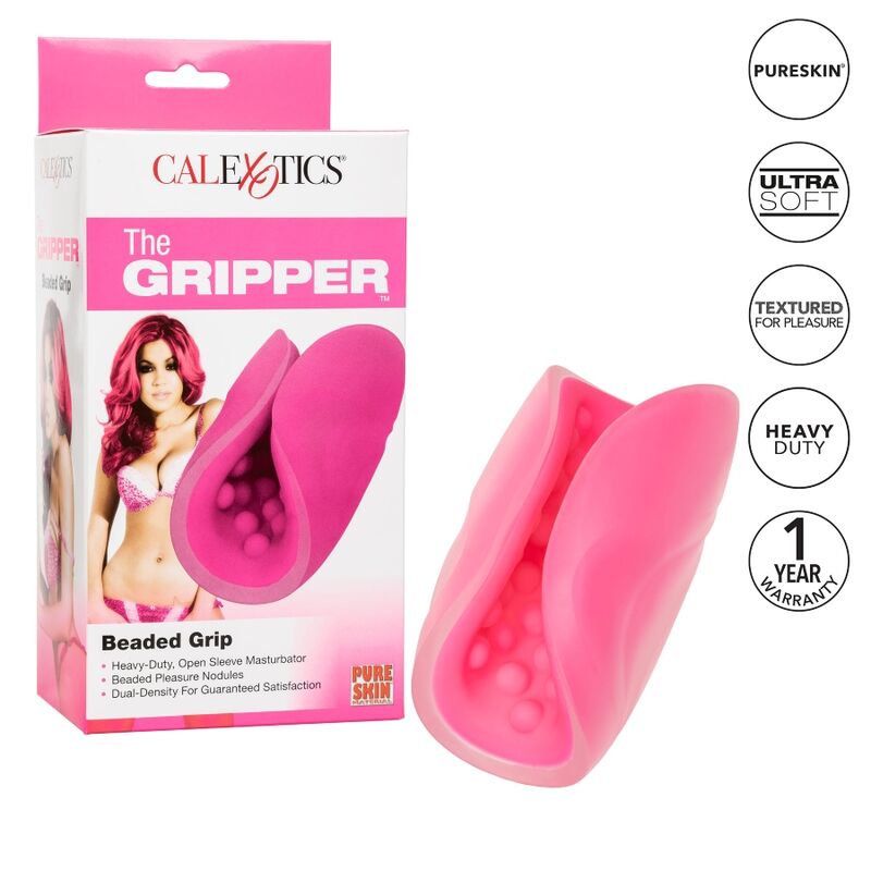 CALEXOTICS - BEADED GRIP MASTURBATOR - Kink&Play