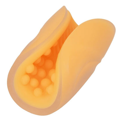 CALEXOTICS - BEADED GRIP MASTURBATOR ORANGE - Kink&Play