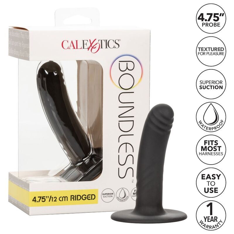 CALEXOTICS - BOUNDLESS DILDO 12 CM COMPATIBLE WITH HARNESS - Kink&Play