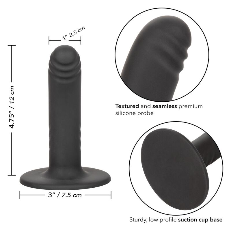 CALEXOTICS - BOUNDLESS DILDO 12 CM COMPATIBLE WITH HARNESS - Kink&Play