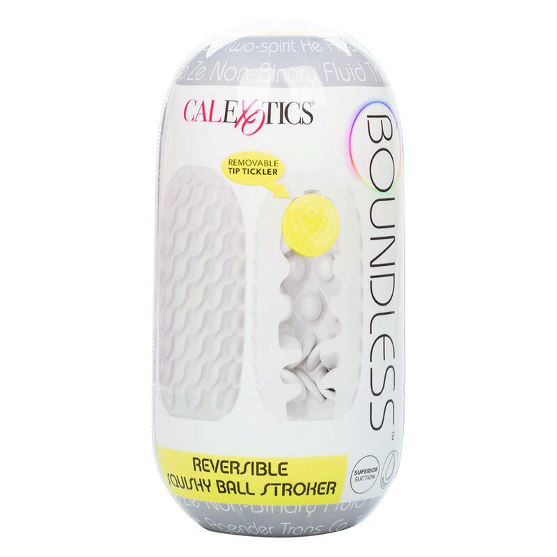 CALEXOTICS - BOUNDLESS REVERSIBLE SQUISHY BALL STROKE GREY - Kink&Play