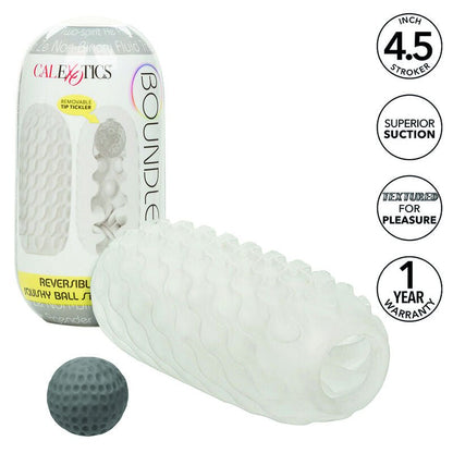 CALEXOTICS - BOUNDLESS REVERSIBLE SQUISHY BALL STROKE YELLOW - Kink&Play