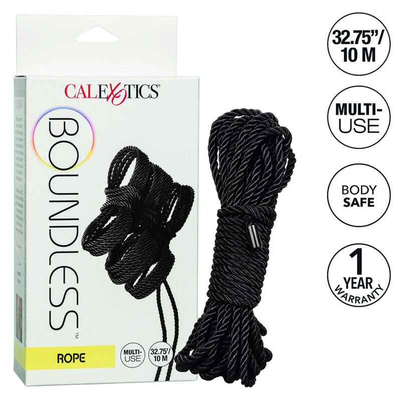 CALEXOTICS - BOUNDLESS ROPE 10M BLACK - Kink&Play
