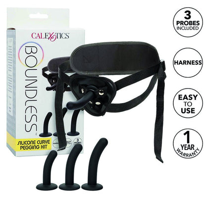 CALEXOTICS - BOUNDLESS SILICONE CURVE PEGGING KIT - Kink&Play