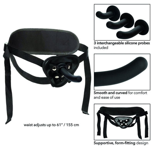 CALEXOTICS - BOUNDLESS SILICONE CURVE PEGGING KIT - Kink&Play