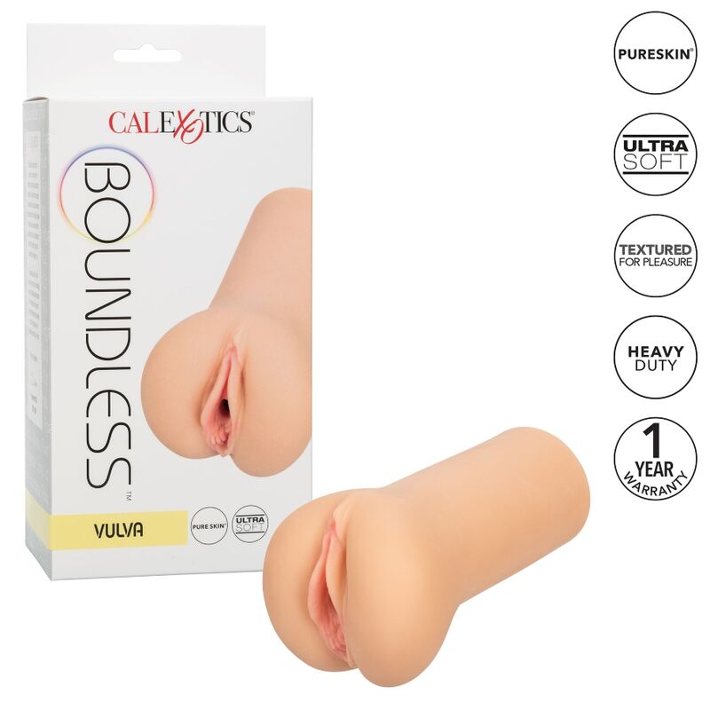 CALEXOTICS - BOUNDLESS VULVA STROKER LIGHT SKIN - Kink&Play