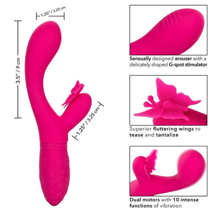 CALEXOTICS - BUTTERFLY KISS FLUTTER PINK - Kink&Play