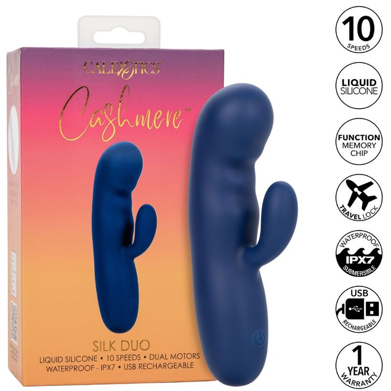 CALEXOTICS - CASHMERE SILK DUO BLUE - Kink&Play