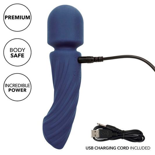 CALEXOTICS - CHARISMA ALLURE MASSAGER DUAL MOTORS 12 FUNCTIONS 17.25 CM X 4.5 CM PURPLE - Kink&Play