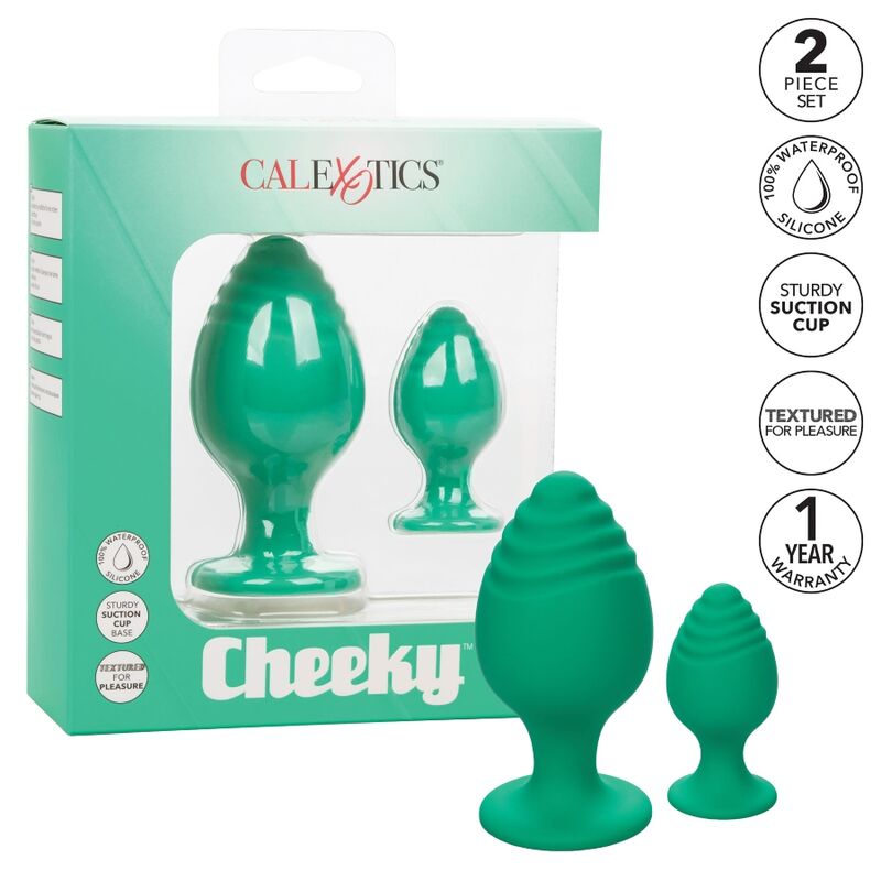 CALEXOTICS - CHEEKY BUTTPLUG GREEN - Kink&Play