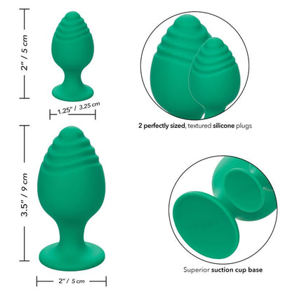 CALEXOTICS - CHEEKY BUTTPLUG GREEN - Kink&Play