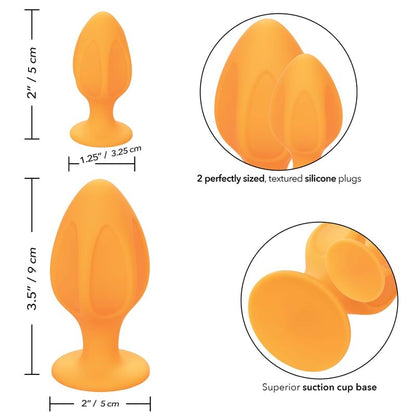 CALEXOTICS - CHEEKY BUTTPLUG ORANGE - Kink&Play