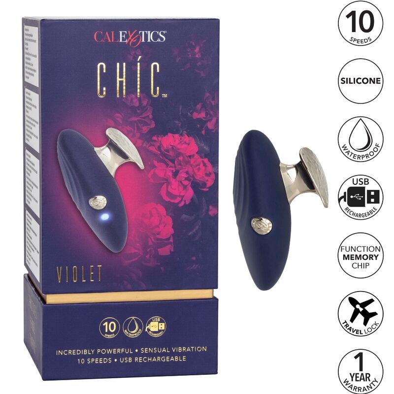 CALEXOTICS - CHIC VIOLET STIMMULATOR 10 SPEEDS - Kink&Play