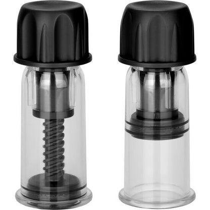 CALEXOTICS - COLT SUCTION CUPS WITH STIMULATING WAVES FOR THE NIPPLE, BLACK - Kink&Play
