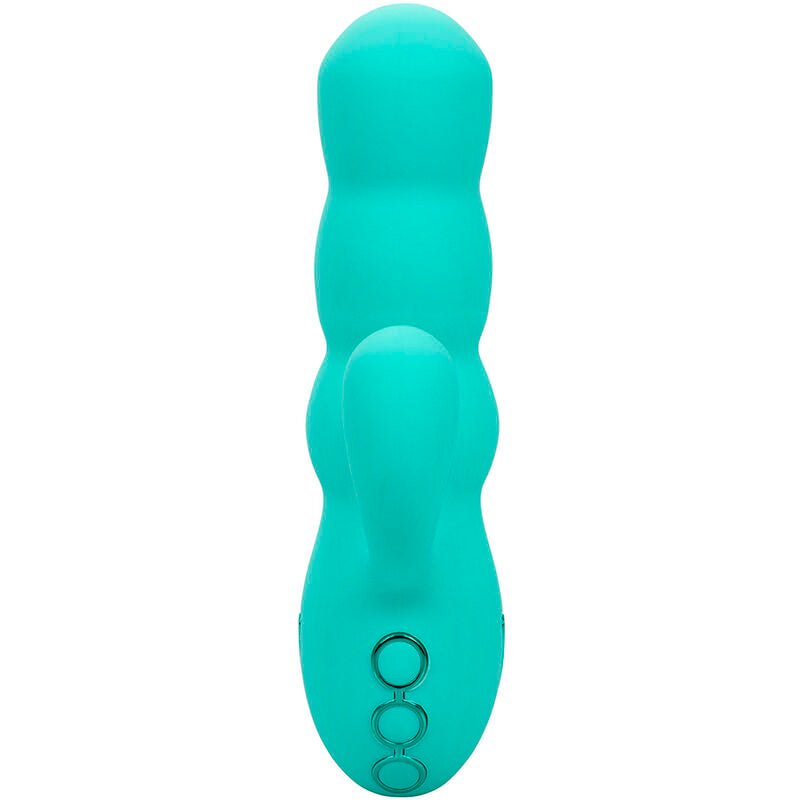 CALEXOTICS - DEL MAR DIVA VIBRATOR RABBIR AQUA GREEN BY CALIFORNIA DREAMING - Kink&Play