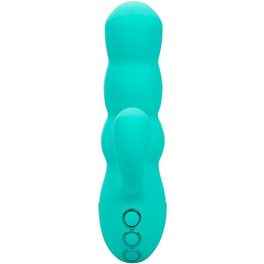 CALEXOTICS - DEL MAR DIVA VIBRATOR RABBIR AQUA GREEN BY CALIFORNIA DREAMING - Kink&Play